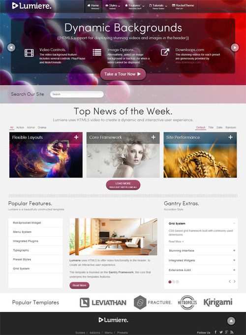 Product picture Lumieres Wordpress Theme 